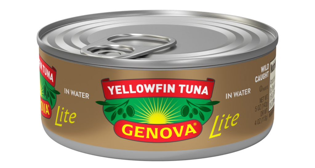 Yellowfin Tuna In Water With Sea Salt Genova Seafood