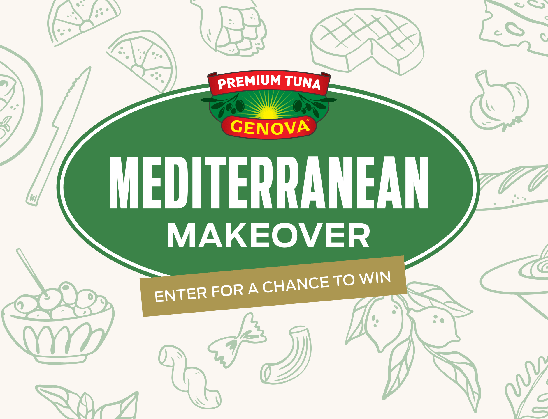 Mediterranean Makeover Sweepstakes - Enter for a chance to win