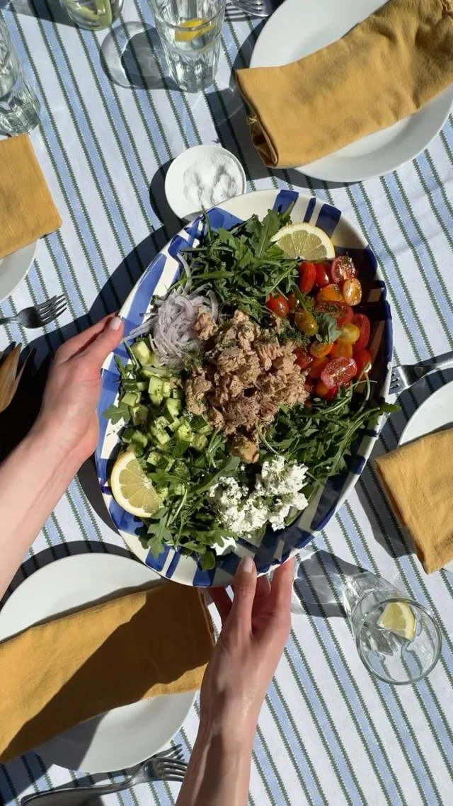 Salad, but make it exciting. 🥗✨ This Mediterranean-inspired tuna, feta and dill salad is perfect for spring and packed with fresh flavor. Topped with our yellowfin tuna in olive oil, it’s the ultimate meal al fresco.

Link in bio for the recipe!

#genovapremiumtuna #yellowfintuna #cannedtuna #tinnedfish #mediterraneandiet